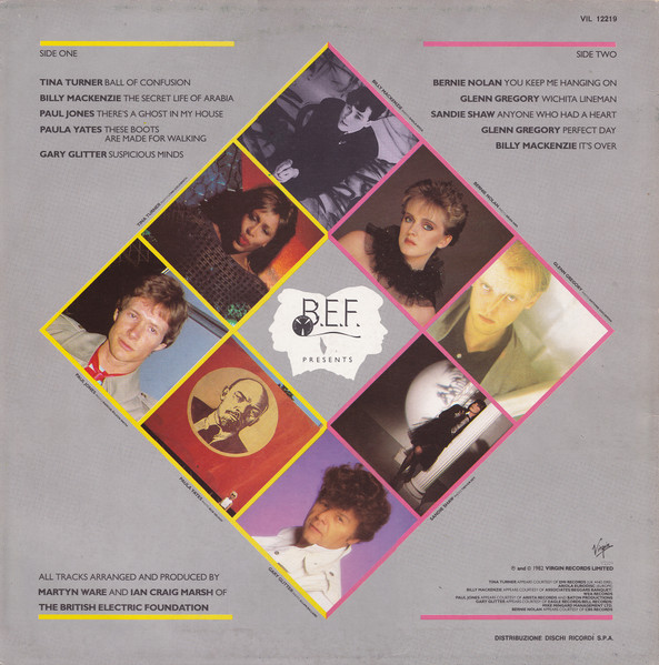 British Electric Foundation - Music Of Quality And Distinction Volume One | Virgin (VIL 12219) - 2