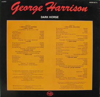 George Harrison - Dark Horse | Music For Pleasure (4M 026-05774) - 2