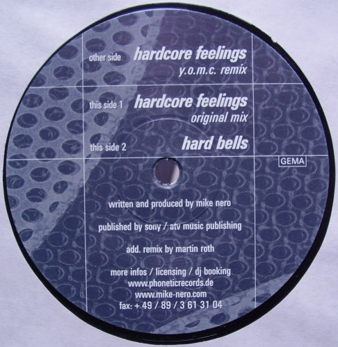 Mike Nero - Hardcore Feelings | Midge Records (MID001) - 2