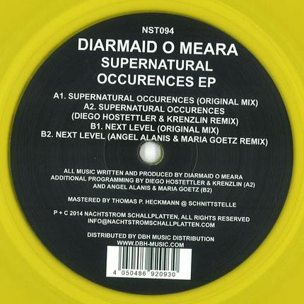 Diarmaid O'Meara - Supernatural Occurrences EP | Nachtstrom Schallplatten (NST094)