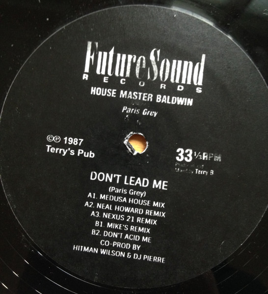 Terry Baldwin Featuring Paris Grey - Don't Lead Me | Future Sound R & R Records (F101)