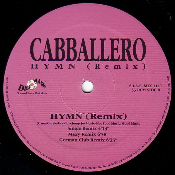 Cabballero - Hymn (Remix) | Discomagic Records (MIX 1117) - 4