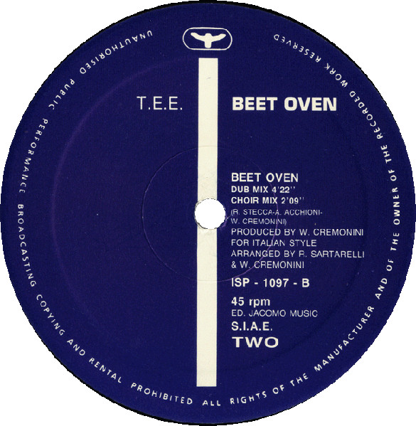 T.E.E. - Beet Oven | Italian Style Production (ISP 1097) - 2