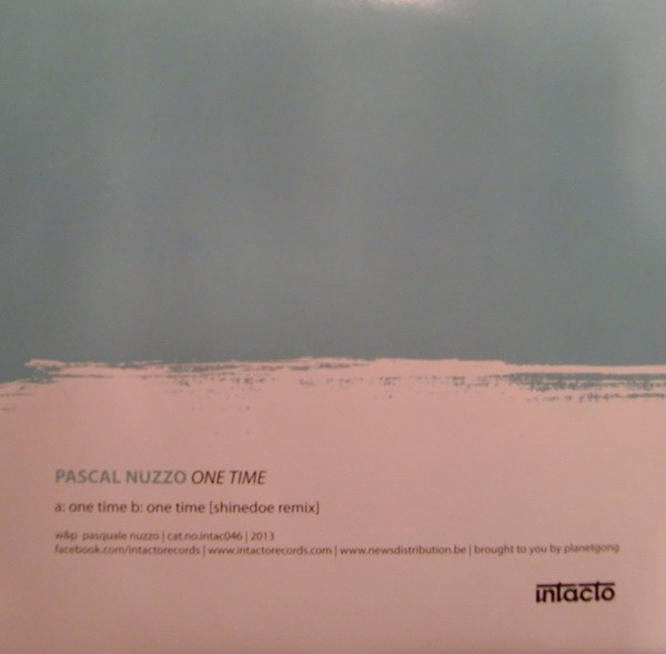 Pascal Nuzzo - One Time | Intacto Records (INTAC046) - 2