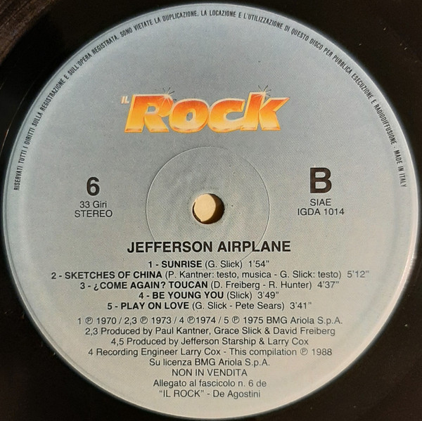 Jefferson Airplane - Jefferson Airplane | DeAgostini (IGDA 1013) - 2