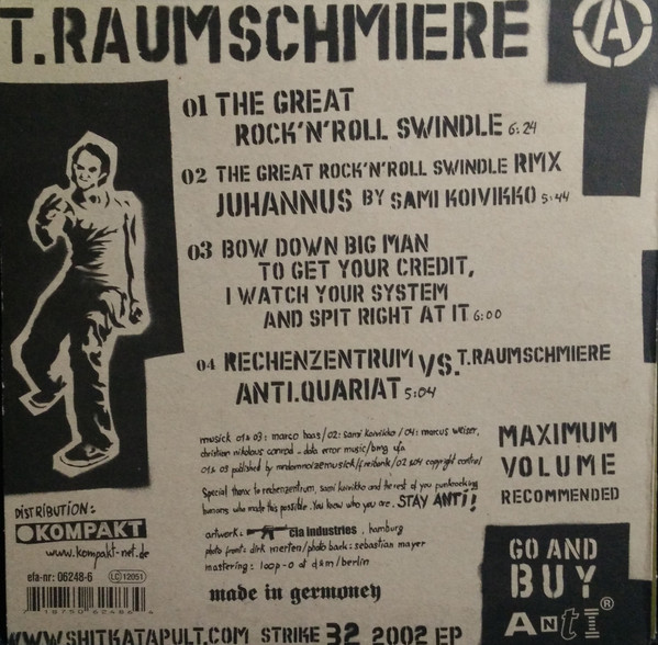 T.Raumschmiere - The Great Rock 'n' Roll Swindle | Shitkatapult (STRIKE 32 EP) - 2 T.Raumschmiere - The Great Rock 'n' Roll Swindle | Shitkatapult (STRIKE 32 EP) - 2