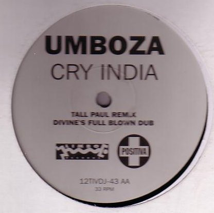 Umboza - Cry India | Positiva (12TIVDJ-43) - main