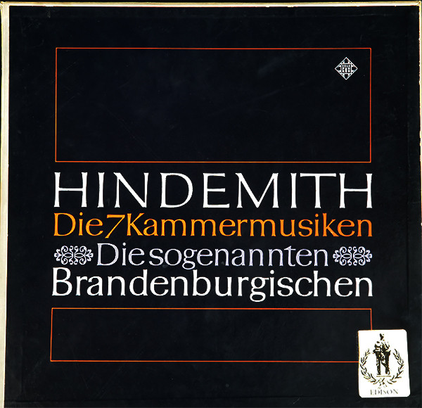 Paul Hindemith - Die 7 Kammermusiken - Die Sogenannten Brandenburgischen | Telefunken (SLT 43110/12-B) Paul Hindemith - Die 7 Kammermusiken - Die Sogenannten Brandenburgischen | Telefunken (SLT 43110/12-B)