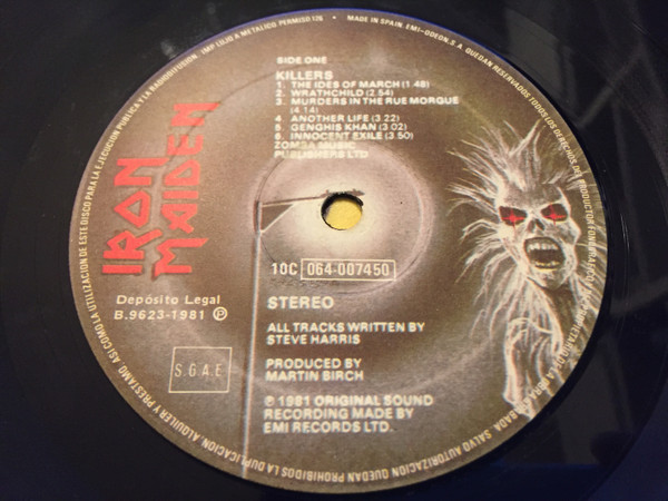 Iron Maiden - Killers = Asesinos | Odeon (10C 064-007450) - 4