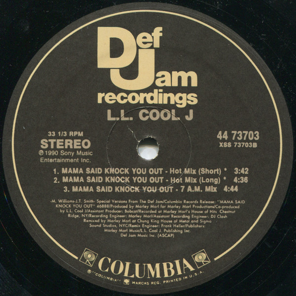 LL Cool J - Mama Said Knock You Out | Def Jam Recordings (44-73703) - 4