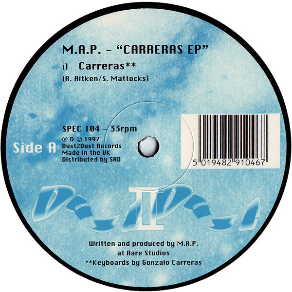 M.A.P. - Carreras EP | Dust 2 Dust Records (SPEC 104) - main