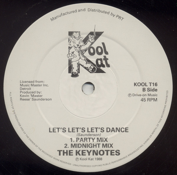Keynotes - Let's Let's Let's Dance | Kool Kat (KOOL T16) - 2