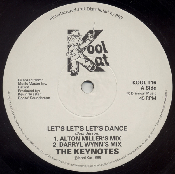Keynotes - Let's Let's Let's Dance | Kool Kat (KOOL T16)