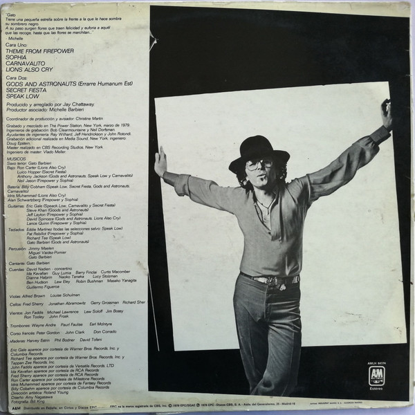 Gato Barbieri - Euphoria | A&M Records (AMLH 64774)