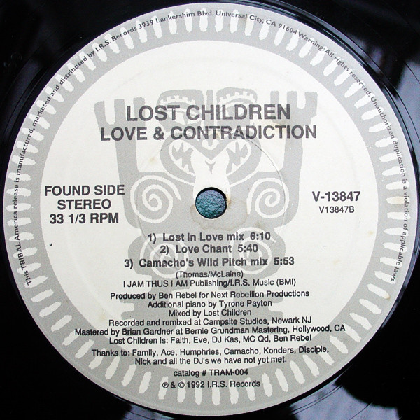 Lost Children - Love & Contradiction | TRIBAL America (V-13847) - 2 Lost Children - Love & Contradiction | TRIBAL America (V-13847) - 2