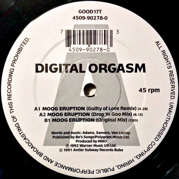 Digital Orgasm - Moog Eruption | DDG International (GOOD 17T) - 2
