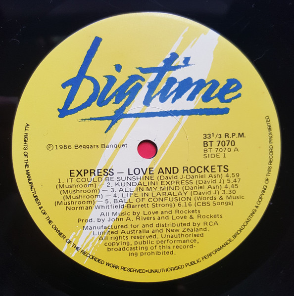 Love And Rockets - Express | Big Time (BT 7070) - 4 Love And Rockets - Express | Big Time (BT 7070) - 4