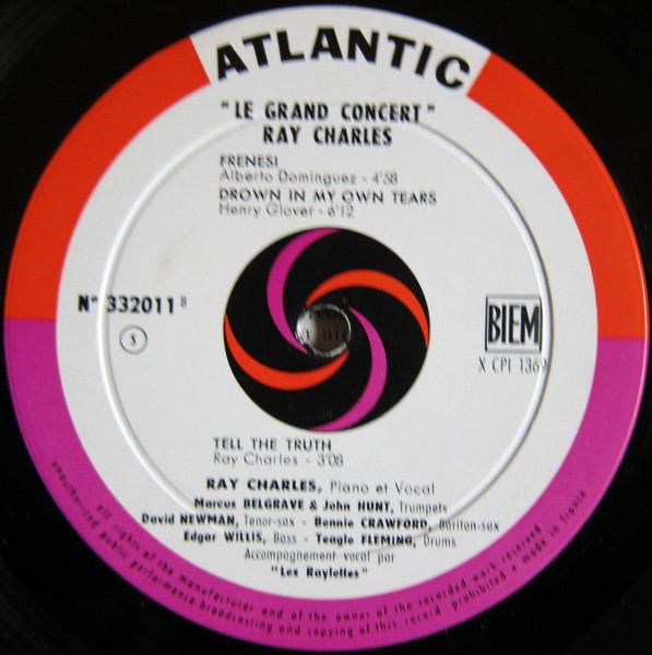Ray Charles - Le Grand Concert De Ray Charles | Atlantic (332.011) - 4