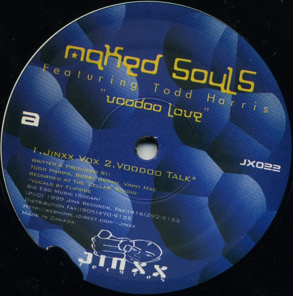 Naked Souls Featuring Todd Harris - Voodoo Love | Jinxx Records (JX022)