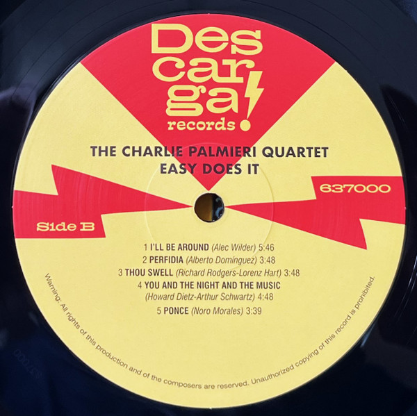 Charlie Palmieri Quartet - Easy Does it | Descarga! (637000) - 4