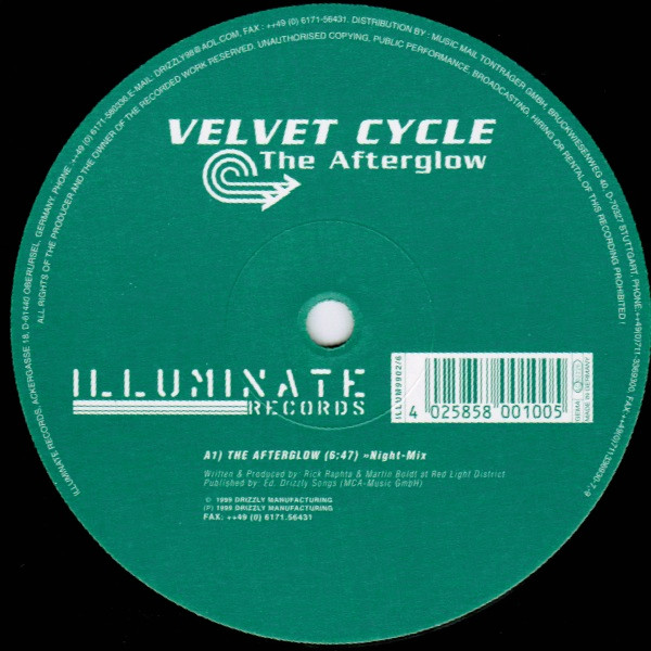 Velvet Cycle - The Afterglow | Illuminate Records (ILLUM9902/6)
