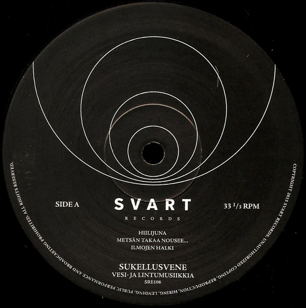 Sukellusvene - Vesi- Ja Lintumusiikkia | Svart Records (SRE106) - 2