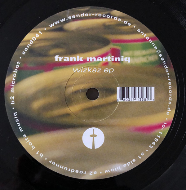 Frank Martiniq - Wizkaz EP | Sender Records (send041) - main