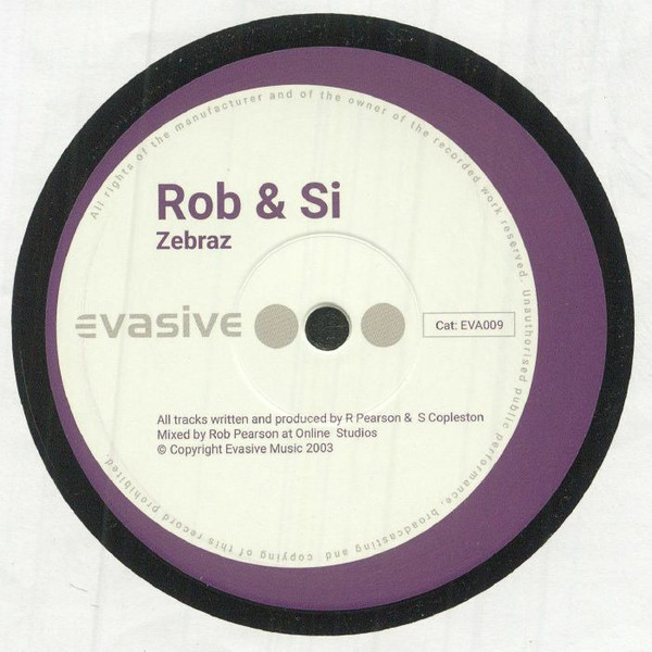 Rob & Si - Roll One Up | Evasive Records (EVA009) - 2
