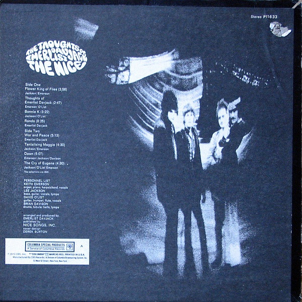 The Nice - The Thoughts Of Emerlist Davjack | Columbia Special Products (P 11633) - 2 The Nice - The Thoughts Of Emerlist Davjack | Columbia Special Products (P 11633) - 2