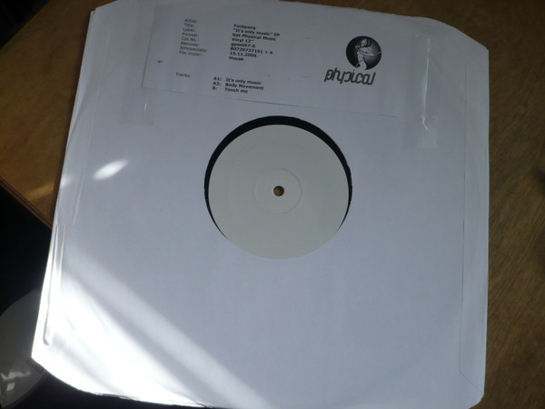 Fuckpony - It's Only Music EP | Get Physical Music (gpm057-6)