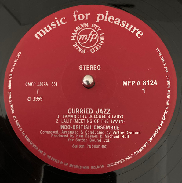 The Indo-British Ensemble - Curried Jazz | Music For Pleasure (MFPA 8124) - 3 The Indo-British Ensemble - Curried Jazz | Music For Pleasure (MFPA 8124) - 3