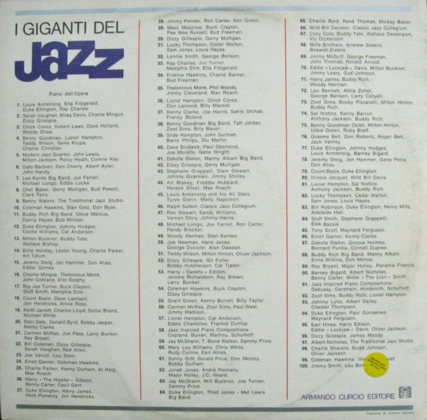 Lonnie Smith - George Benson - I Giganti Del Jazz Vol. 32 | Curcio (GJ-32) - 4
