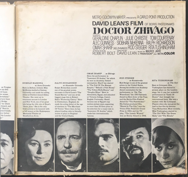 Maurice Jarre - Doctor Zhivago (Original Sound Track Album) [Vinyl] | MGM Records (1E-6ST) - 3