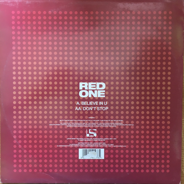 Red One - Believe In U / Don't Stop | Liftin' Spirit Records (ADMM32) - 2