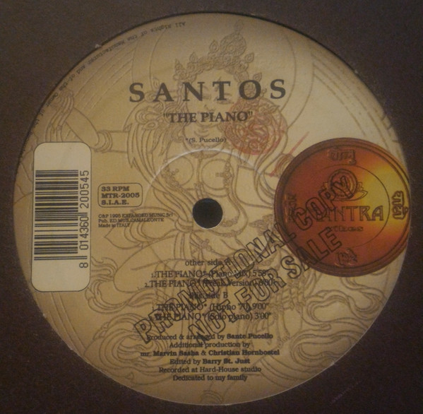 Santos - The Piano | Mantra Vibes (MTR 2005)