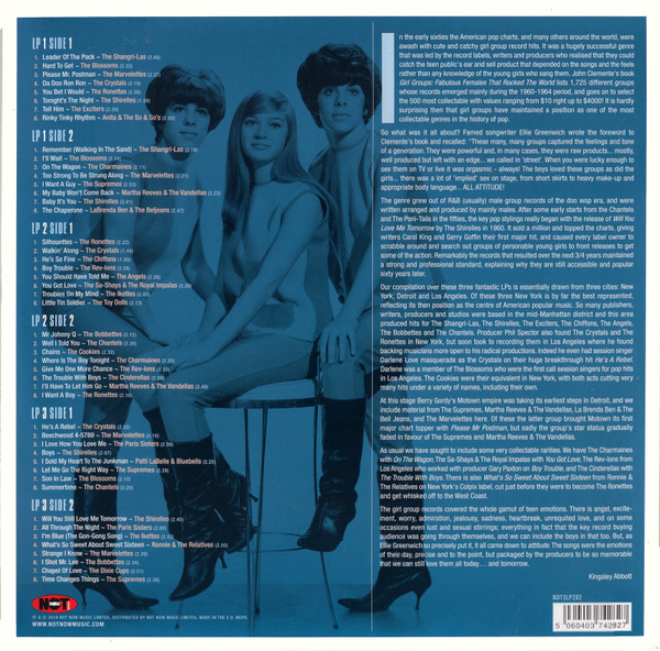 Various - Sixties Girl Group Classics | Not Now Music (NOT3LP282) - 3
