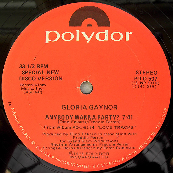 Gloria Gaynor - Anybody Wanna Party? | Polydor (PD D 507)
