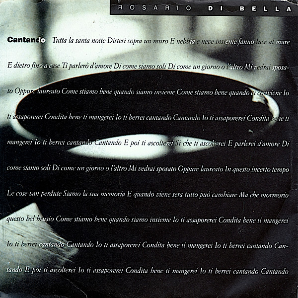 Rosario Di Bella - Cantando | EMI (06 1188607)