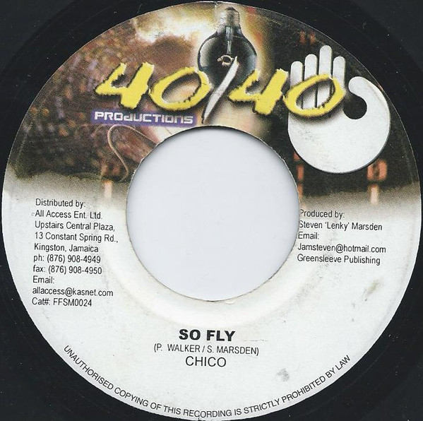 Chico - So Fly | 40/40 Productions (FFSM0024) - main