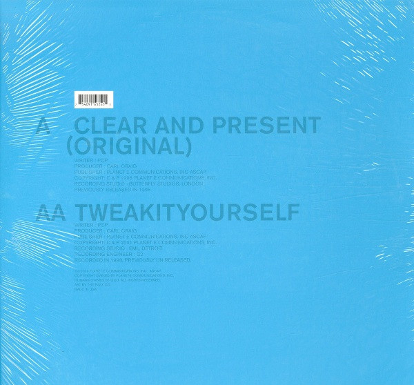 Paperclip People - Clear And Present / Tweakityourself | Planet E (PE65265) - 2