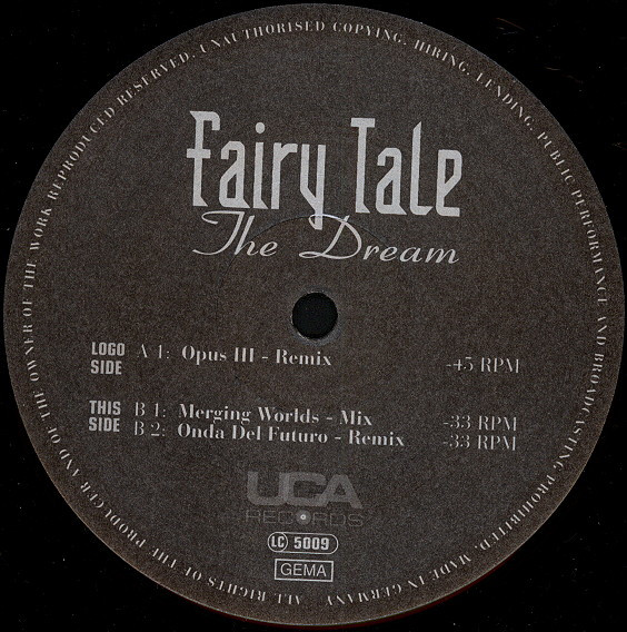 Fairy Tale - The Dream | UCA Records (UCA 026-6)
