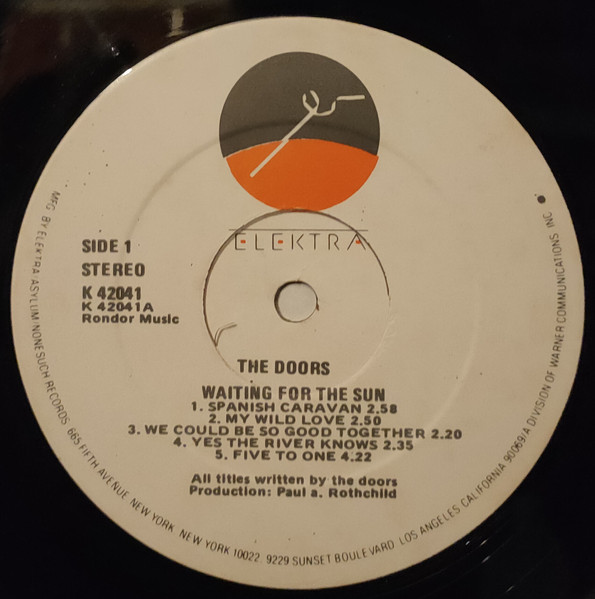 The Doors - Waiting For The Sun | Elektra (42 041) - main