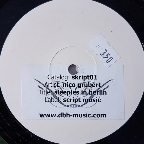 Nico Grubert - Sleepless In Berlin | SKRIPT (SKRIPT 001)