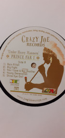 Prince Far I - Under Heavy Manners | Crazy Joe Records (JGELP 009) - 4
