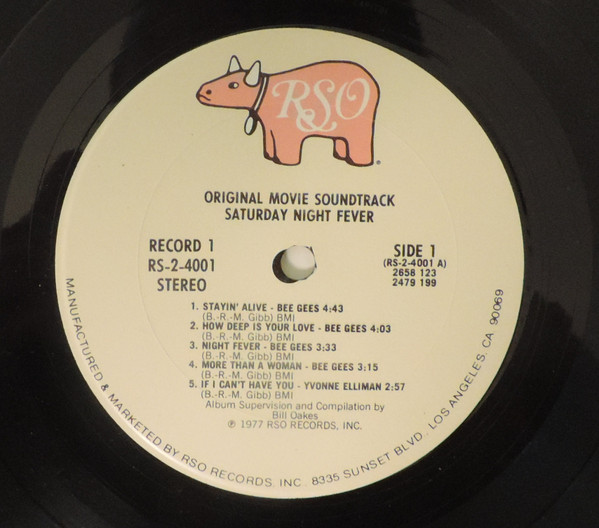 Various - Saturday Night Fever (The Original Movie Sound Track) (2LP) [Vinyl] | RSO (RS-2-4001) - 3