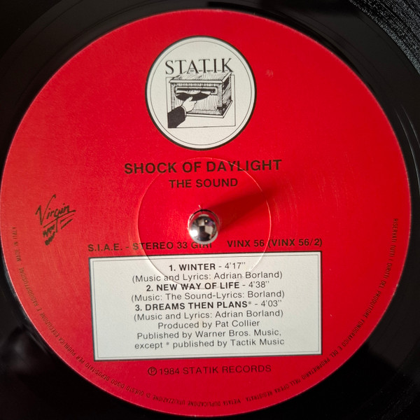 The Sound - Shock Of Daylight | Statik Records (VINX 56) - 4