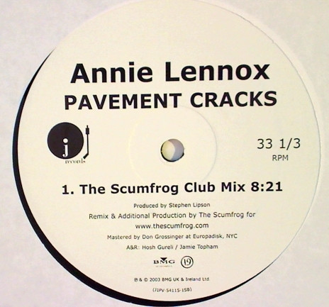Annie Lennox - Pavement Cracks | J Records (J1PV-54115-1) - 2