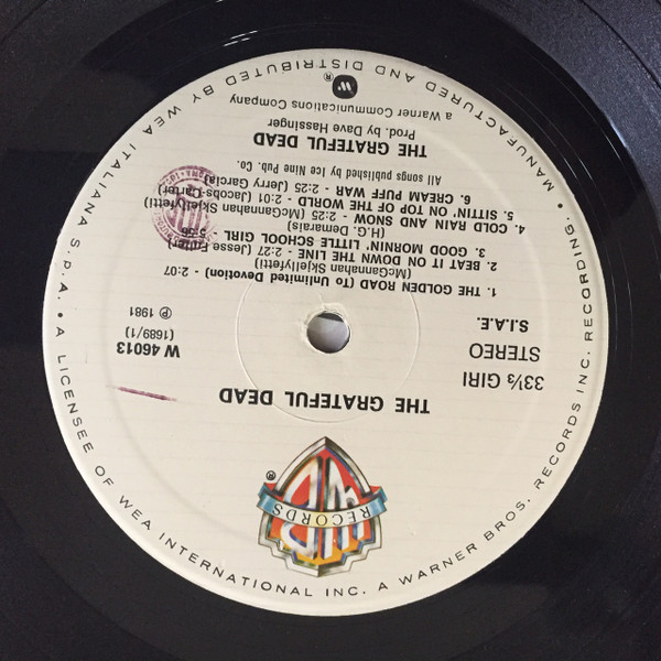 The Grateful Dead - The Grateful Dead | Warner Bros. Records (W 46013) - 4 The Grateful Dead - The Grateful Dead | Warner Bros. Records (W 46013) - 4