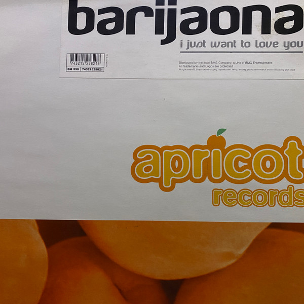 Barijaona - I Just Want To Love You | Apricot Records (74321525821)