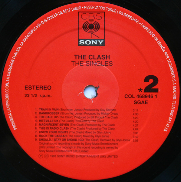 The Clash - The Singles | CBS/Sony (COL 468946 1) - 4 The Clash - The Singles | CBS/Sony (COL 468946 1) - 4